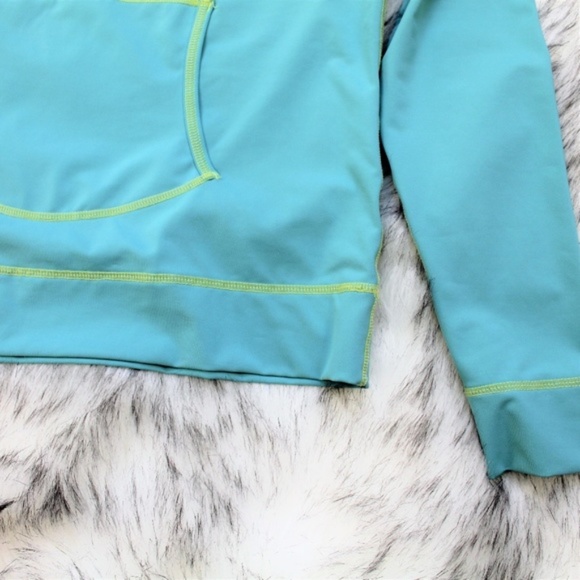 Athleta Mint & Green Stitch Pullover Sweatshirt - Picture 5 of 8